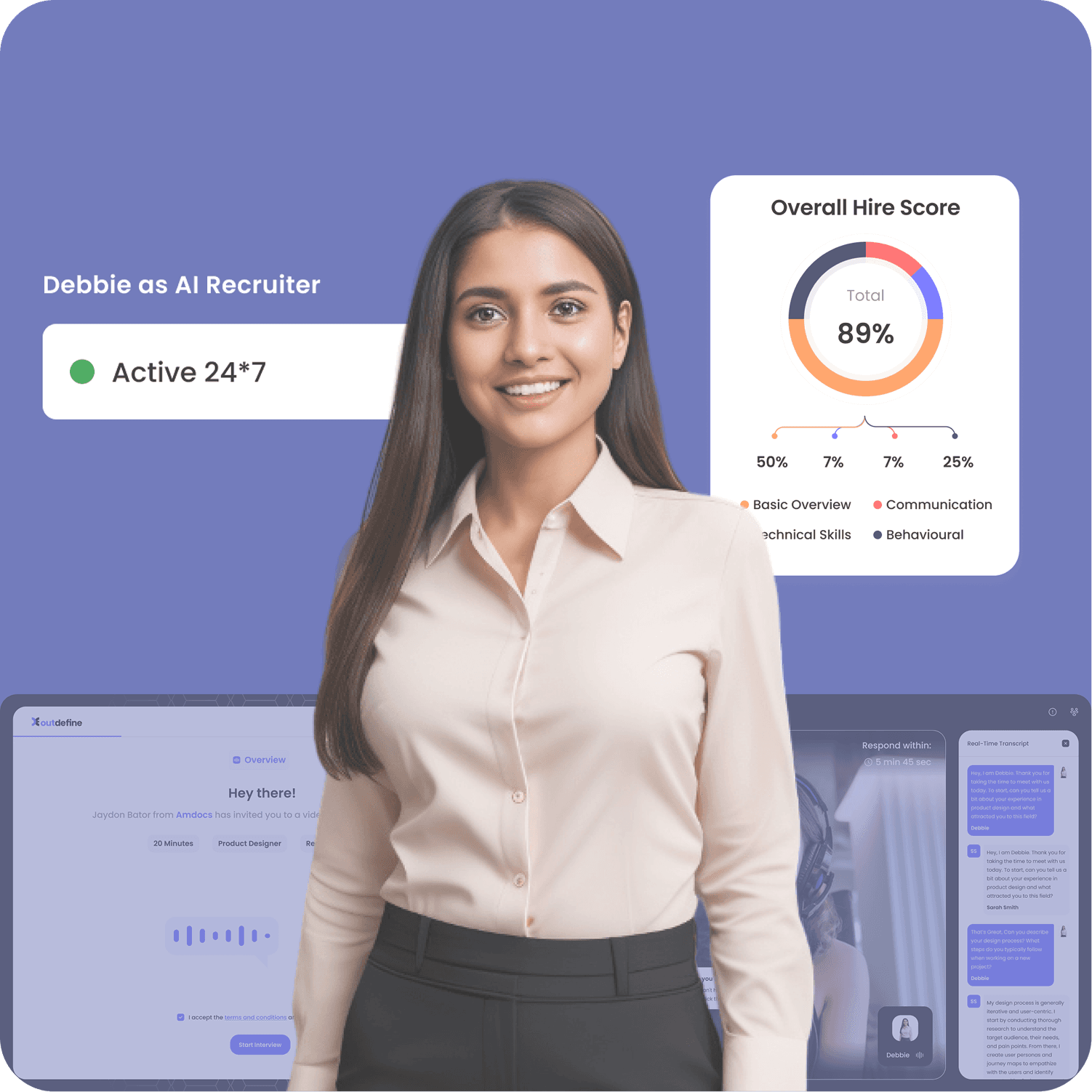 AI Interviewer Debbie