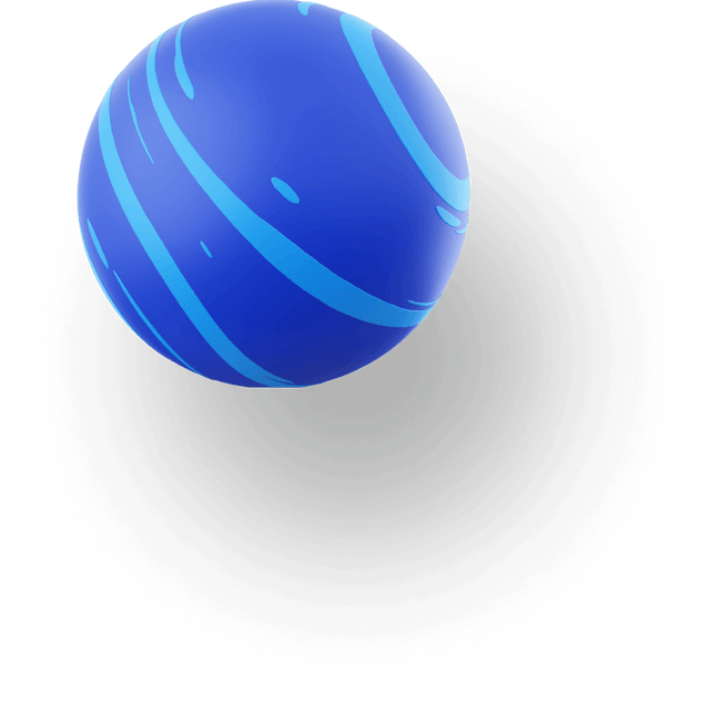 blue ball illu